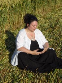 Sharon in Crop Circle